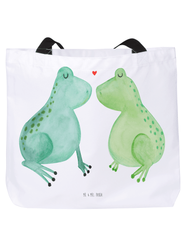 Mr. & Mrs. Panda Shopper Frosch Liebe ohne Spruch in Weiß