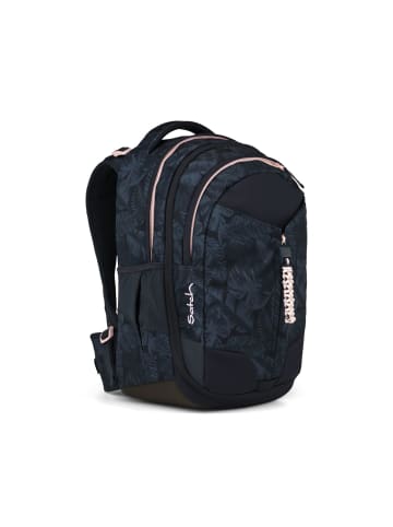Satch Schulrucksack-Set MATCH "Midnight Jungle" 2-tlg. in Schwarz