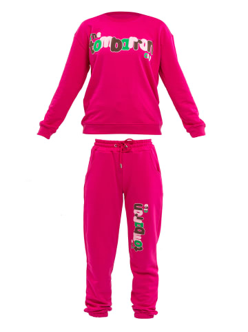 Tom Barron Overall SWEATSHIRT AND PANTS SETS in FUCHSIA