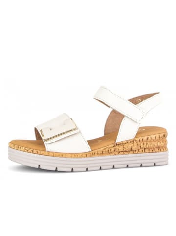Gabor Comfort Keilsandalette in Beige