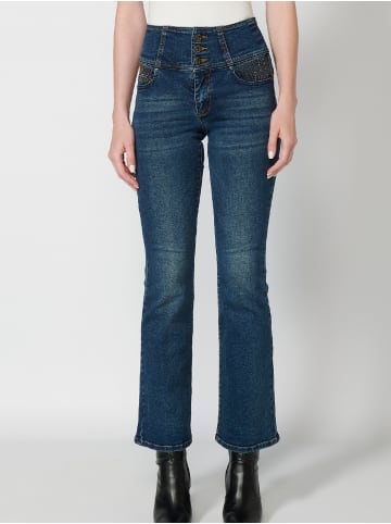 KOROSHI Wide-leg jeans in blau
