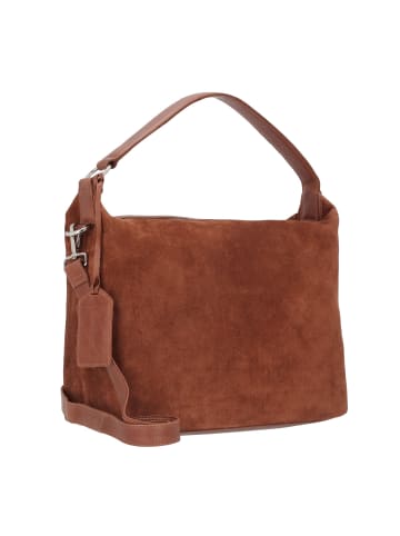 Cowboysbag Creston Schultertasche Leder 32 cm dark tan-cognac