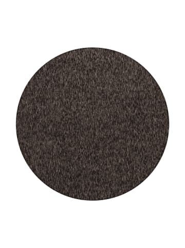 KADIMA DESIGN Teppich Kurzflor Waschbar Einfarbig AMMER Strapazierfähig OEKO-TEX in Braun