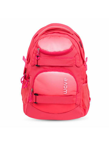 Wave Rucksack Infinity Tasche Schulrucksack "Ombre Coral Paradise" Ranzen 10 Jahre