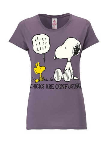 Logoshirt T-Shirt Snoopy - Peanuts in lavendel