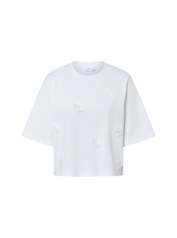 NÜMPH T-Shirt NUFleura in weiß