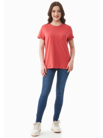 Organication T-Shirt "WCASUAL001" in Leuchtrot