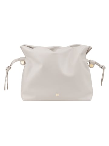DuDu Umhängetasche Leder 26 cm in pearl grey