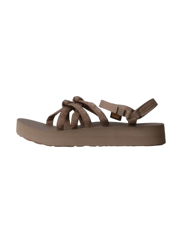 Teva Flache Sandalen mit Klettverschluss W Midform Kena Slim Düne