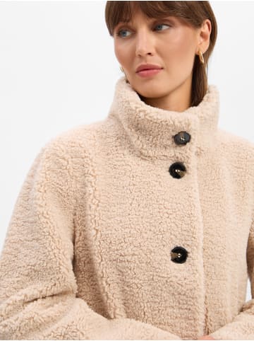 Fuchs Schmitt Teddyfellmantel in beige