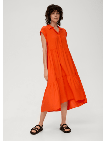 s.Oliver Kleid lang in Orange