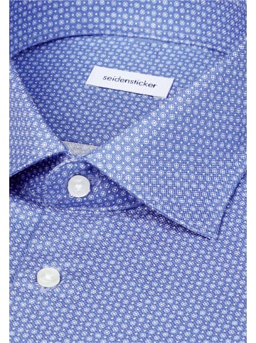 Seidensticker Business Hemd Slim in Mittelblau