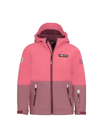 Trollkids Softshelljacke Skjorta in pink salmon