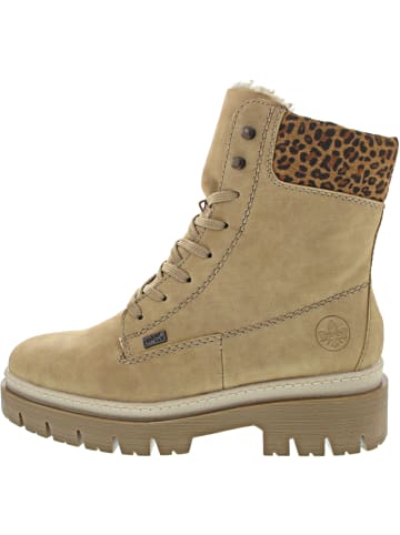 rieker Schnürstiefel Beige