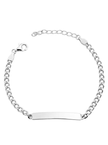 Adeliás Damen Armband – Panzerarmband aus 925 Silber 14 cm in silber