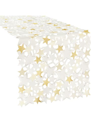 REDBEST Jacquard Tischläufer in creme