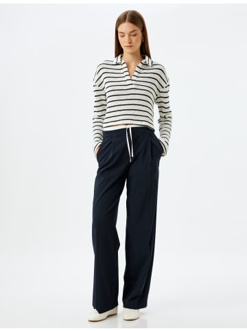 KOTON Sweater in Marineblau Gestreift