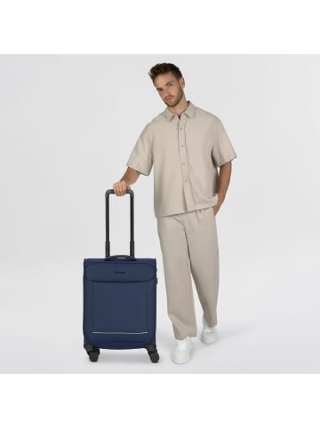 Stratic Fresh 4 Rollen Kabinentrolley S 55 cm in navy