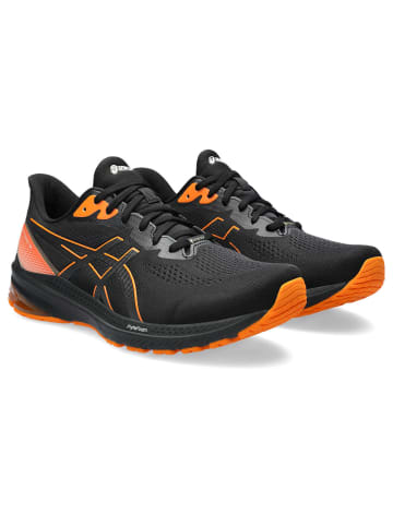 asics Laufschuhe GT-1000 12 GTX in BLACK/BRIGHT ORANGE