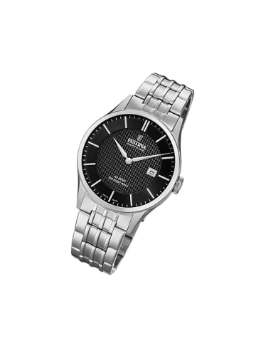 Festina Analog-Armbanduhr Festina Swiss Made silber groß (ca. 40mm)