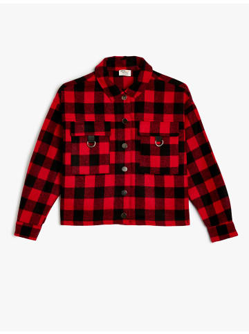 KOTON Blazer in Rot Karomuster