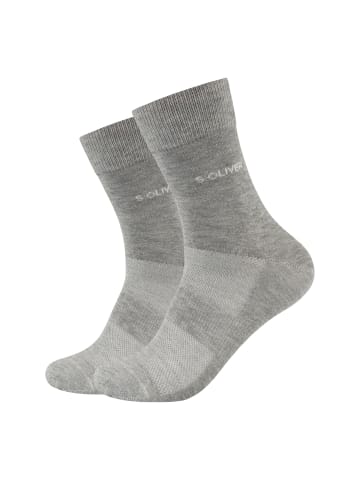 s.Oliver Socken 4er Pack light grey melange