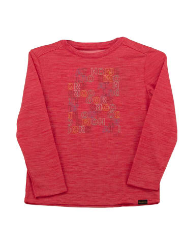 Jack Wolfskin Langarmshirt Neureuther Kinder Longsleeve Shirt Funktionsshirt Sport in Rot