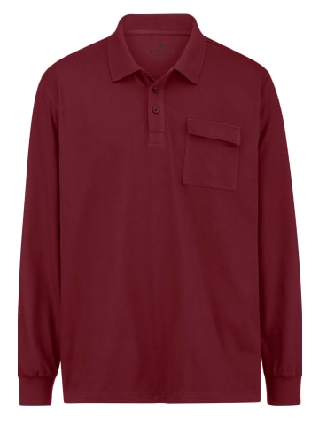 Boston Park Poloshirt in dunkel rot