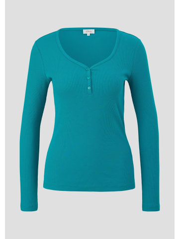 s.Oliver T-Shirt in 6680_petrol