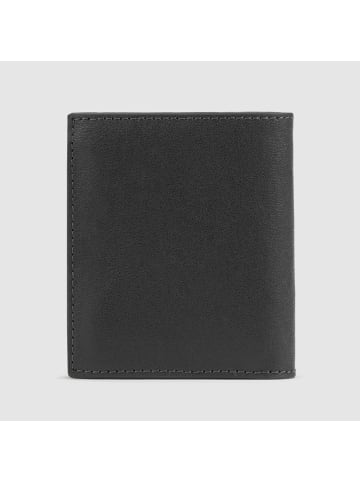 Piquadro Black Square Geldbörse RFID Schutz Leder 8.5 cm in black