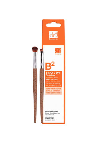 Dr Botanicals DB Kaffeemehl 2er Set Augenpinsel