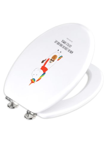 Mr. & Mrs. Panda Klodeckel Einhorn Pilz mit Spruch in Weiß