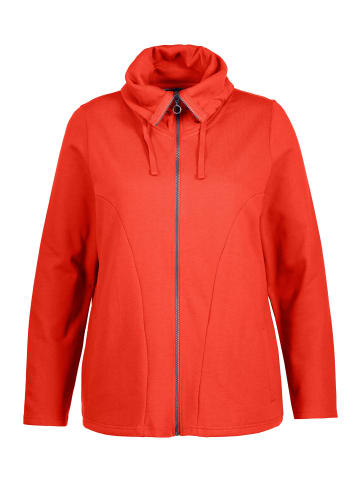 Ulla Popken Sweatjacke in safran