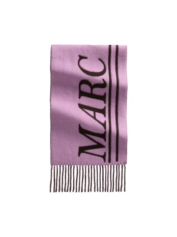 Marc O'Polo DENIM Logo-Schal in Medium Red