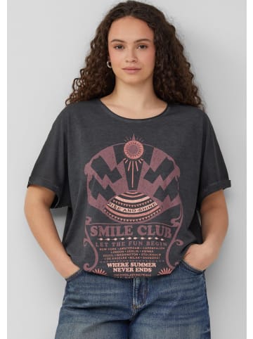 QS T-Shirt in 99D0_schwarz