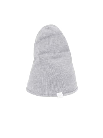CASH-MERE.CH Bio Beanie in Hellgrau melange