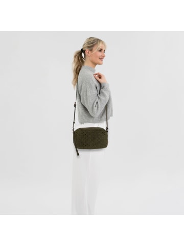 FREDs BRUDER Hey You Rock Umhängetasche Leder 28 cm olive