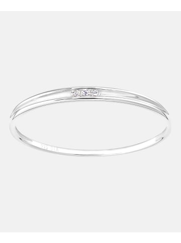 Diamant L'éternel Trilogie-Ring aus 375 Weißgold mit 0.01 Karat Diamant