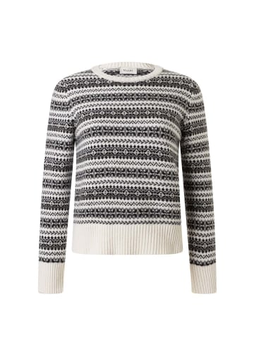 März Pullover in ecru schwarz - 0001