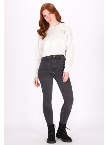 DreiMaster Damen Sweatshirt in Wollweiss Melange