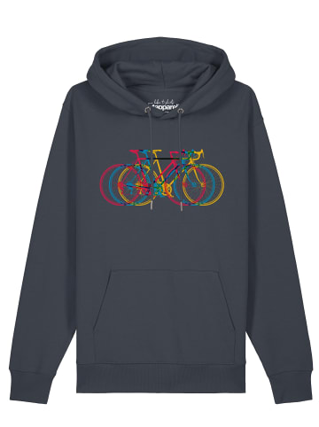 wat? Apparel Sweatshirt Fahrräder in India Ink Grey