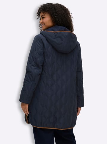 sheego Steppjacke in tiefblau