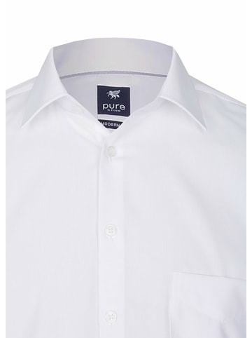 HATICO Langarm FreizeitHemd für Herren in weiß