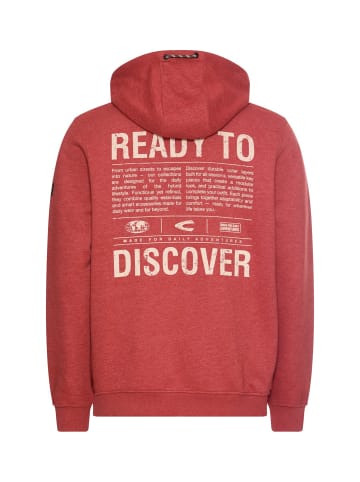 Camel Active Hoodie mit Rückenprint in Terrarot