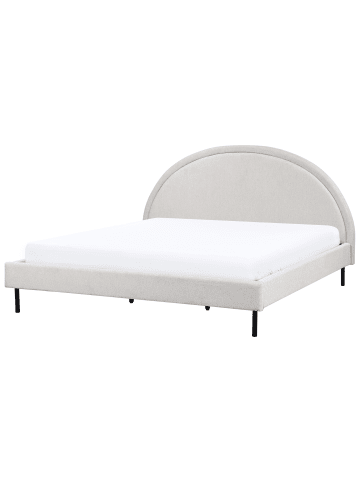 Beliani Doppelbett MARGUT in Grau - (W) 192 x (H) 116 x (L) 214 cm