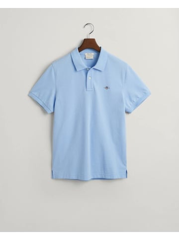 Gant T-Shirt in capri blue