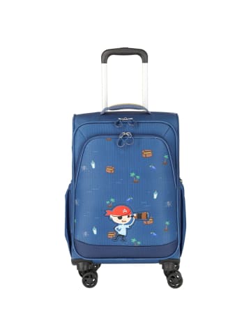 travelite Minimover - 4-Rollen-Kindertrolley 55 cm (Einhorn) in Pirat