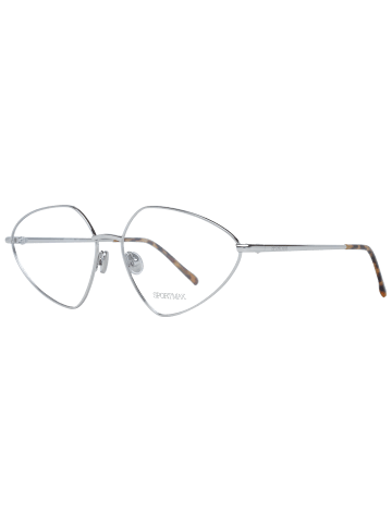 Sportmax Frauen Optische Fassungen Trapezförmig Silber