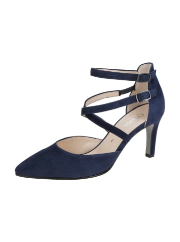 Gabor Riemchenpumps in Blau