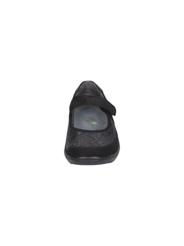 WALDLÄUFER Slipper in schwarz